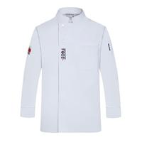 Uniforme de chef à manches longues, vêtements de travail pour la cuisine, pour les hôtels, les restaurants occidentaux, les cantines, la restauration, les uniformes de bar