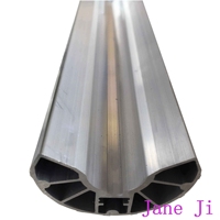 Profilés d'extrusion d'aluminium 6061 industriels personnalisés de super qualité