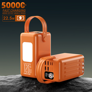 พาวเวอร์แบงค์ 60000mah ความจุสูง 50000mah ชาร์จเร็ว 50000Mah พาวเวอร์แบงค์ 22.5w สายในตัว 40000mah พาวเวอร์แบงค์ 50000mah - Product Image 1