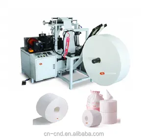 Automatic roll cotton soft tissue roll slitting rewinder machine face square handkerchief cutting machine