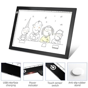 กระดานวาดภาพพร้อมไฟ LED คุณภาพสูง ทนทานและสว่างไสว สำหรับงานวาดแบบสัมผัส - Product Image 2