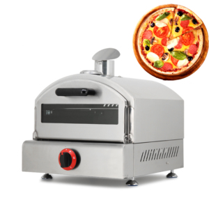 <span class=keywords><strong>Four</strong></span> à pizza commercial d'extérieur rotatif 12 pouces à gaz <span class=keywords><strong>portable</strong></span> au propane, machine à pizza de cuisine avec pierre à pizza rotative - Product Image 6