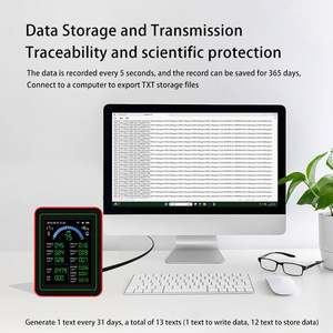 Detector de Aire Versátil con Interfaz Multifunción, Medición de 12 Parámetros y Diseño Ligero para Aplicaciones Globales - Product Image 3