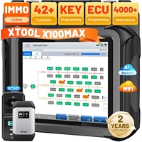 Nouveau XTOOL X100MAX 2026 – Lecteur de code PIN pour serrurier, réinitialisation IMMO, scanner de programmation automobile tout-en-un pour voitures avec toutes clés perdues