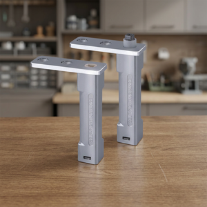 Bisagra para Puerta de Refrigerador Jingbo HW-H1, Aleación de Aluminio, Cierre Manual Autorretráctil, Nueva - Product Image 3