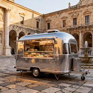 Remolque de Comida 2025, Totalmente Equipado, Caravana de Comida con Cocina, Carrito de Café - Product Image 4