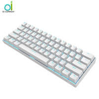 Clavier de jeu en aluminium et métal à rétroéclairage LED de 15 ans du fabricant Clavier mécanique en aluminium usiné CNC pour CSGO & PUBG
