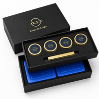 Boîte d'emballage personnalisée pour caviar, boîtes cadeaux rigides en papier noir de luxe pour boîtes de caviar, fournisseur en gros de marques alimentaires gastronomiques