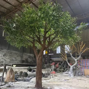 Tùy Chỉnh Chất Lượng Cao Sống Động Như Thật Nhân Tạo Cây Sồi Lớn Cây Banyan Lớn Cây Ô Liu Cho Bar Nhà Hàng Trang Trí Nội Thất - Product Image 6