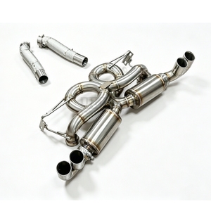 Sistema <span class=keywords><strong>di</strong></span> <span class=keywords><strong>Scarico</strong></span> Catback in Acciaio Inox per Ferrari 348 3.4 1989-2024, Silenziatore ad Alte Prestazioni, Tubo 304, Collettore da Corsa - Product Image 4