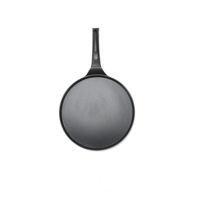 Poêle à frire électrique en aluminium antiadhésive, mini, portable, durable, résistante à la chaleur, 26 cm, capacité 1-2 L, compatible induction, économie d'énergie