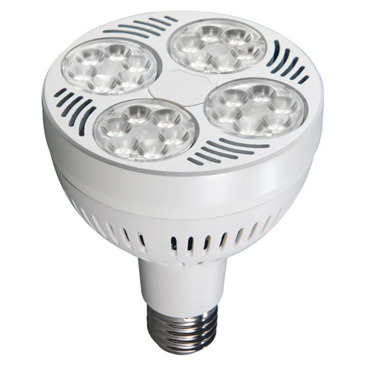 Popular in the USA Canada high power 2900lm AC120V dimmable rotating head led bulb E27 black PAR30 leds light