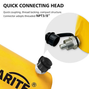 Гайка стопорная для гидроцилиндра из высокопрочной легированной стали для долговечности HHYG-10150LS, одностороннего действия, для безопасных гидравлических подъемников - Product Image 2