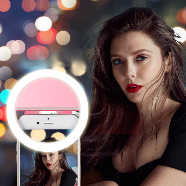 Universal Selfie Ring Light Portable Flash 36Leds Camera Phone Photography Enhancing Photography Flash Light Clip for Smartphone