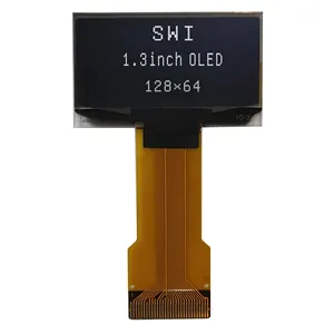 شاشة عرض oled x 64 SH1106 بوصة موصل SPI واجهة صغيرة الحجم 30pin-inch شاشة بيضاء