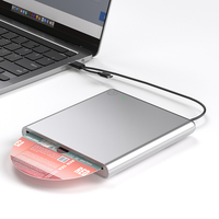 Slot Type USB External Optical Drive CD DVD Burner Laptop Desktop Computer Universal