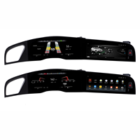 Autoradio double écran 12,3''+10,25'', écran numérique, GPS, lecteur multimédia, Carplay pour Audi A4 2009-2016 LHD