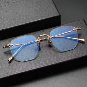 Lunettes de marque de luxe Lunettes de vue Cadres optiques en titane Lunettes de haute qualité pour hommes Autres lunettes - Product Image 4