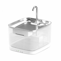 Fontaine à eau intelligente sans fil transfrontalière à piles pour animaux de compagnie avec circulation automatique et distributeur à capteur de mouvement