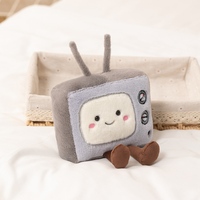 Poupée en peluche rétro avec prise radio-télévision, jouet en peluche de dessin animé, personnalisation et vente en gros, usine de jouets en peluche