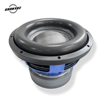 Système audio professionnel 2 + 2 /4 + 4Ohms 2000 Watts Enceinte de voiture Subwoofer High Power 12-inch Woofer 300 OZ Subwoofer Speaker