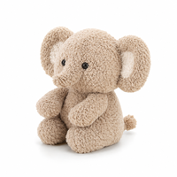 Boneka Hewan Peliharaan Berbaring 15cm, Dekorasi Meja Komputer Lucu, Mainan Hewan Isi Lembut untuk Kantor, Laptop, Hadiah Penenang untuk Rekan Kerja