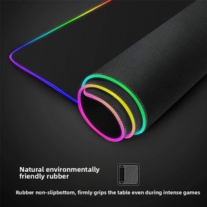 Alfombrilla de Ratón para Juegos y Oficina, Antideslizante, Gruesa, con Carga Inalámbrica para Teléfono Móvil, con Cable USB de 1.8m, Venta al Por Mayor - Product Image 3