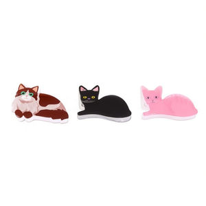 Fermaglio per capelli Z Cat da 12 cm in plastica con design a cartoni animati per uso quotidiano da donna, confezione in sacchetto OPP di alta qualità - Product Image 1