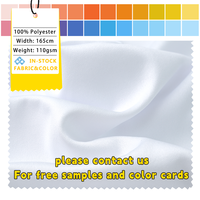 Tissu interlock double face 50D 110 GSM 100% polyester, sublimation, durable, lisse, pour vêtements de cyclisme, doublure collée