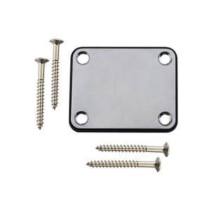 Placa de acero y tornillos para reforzar la conexión del cuerpo al mástil de guitarra eléctrica y <span class=keywords><strong>bajo</strong></span> - Product Image 4