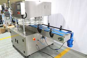 Machine de scellage automatique de bouteilles à large ouverture en verre pour cosmétiques ou aliments, avec scellant thermique pour bocaux en verre - Product Image 4