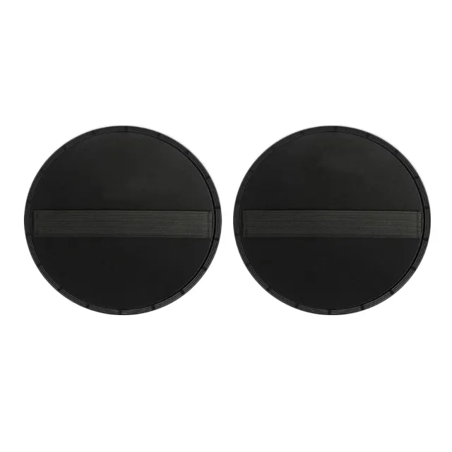 2 Dual Sided Core Sliders Exercise Gliding Discs with Strap