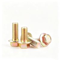 Stainless Steel Zinc Plated Flange Bolt High Strength Corrosion Resistant Fastener M8-M24
