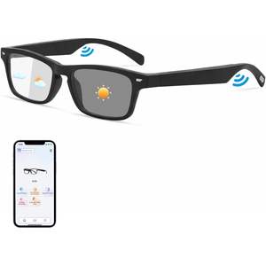 Gafas Inteligentes Tulbeys AI KY01 Rectangulares con Batería de Polímero de Litio, Lentes de Color Cambiante, Protección UV para Hombres y Mujeres - Product Image 1