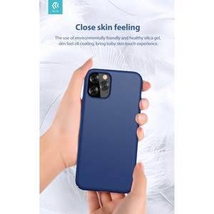 Cover in Silicone e protezione fotocamera per iPhone 11 Pro Black Soft TPU materiale A53 modello di protezione del telefono specialità - Product Image 1