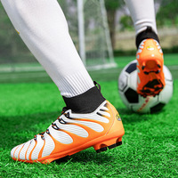 Chaussures de football à crampons hauts pour terrain synthétique, pour hommes et étudiants, pour entraînement et matchs en extérieur