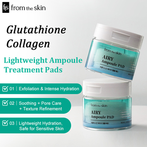 แผ่นมาส์กหน้า FROM THE SKIN AIRY Ampoule Pad ผลิตภัณฑ์บำรุงผิวจากเกาหลี ช่วยเติมความชุ่มชื้น ปรับสภาพผิว ผลัดเซลล์ผิว แผ่นโทนเนอร์สำหรับใช้ทุกวัน เนื้อสัมผัสสองชั้น - Product Image 3
