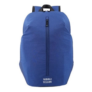 Sac à dos unisexe léger orange de l'usine du Vietnam, grande capacité, nouvelle tendance, en polyester, avec fermeture éclair et logo personnalisé, idéal pour l'extérieur - Product Image 1