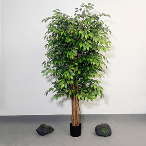 Haut de gamme intérieur artificiel banyan arbre bonheur arbre <span class=keywords><strong>olivier</strong></span> ornement Premium vert plante <span class=keywords><strong>Pot</strong></span> <span class=keywords><strong>pour</strong></span> la maison Ins Photo - Product Image 4