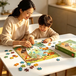 Rompecabezas de Animales del Bosque Coloridos para Adultos, 1000 Piezas, Rompecabezas Difícil e Imposible para Amantes de los Animales, Regalos - Product Image 5