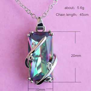 Collana con Ciondolo a Foglia Colorata per Donne, Elegante Gioiello Naturale, Accessorio di Moda per Uso Quotidiano, Idea Regalo - Product Image 4