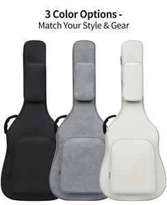 Sac de transport <span class=keywords><strong>pour</strong></span> <span class=keywords><strong>guitare</strong></span> personnalisé avec logo, housse rembourrée épaisse <span class=keywords><strong>pour</strong></span> <span class=keywords><strong>guitare</strong></span> acoustique 41 pouces, sac à dos <span class=keywords><strong>pour</strong></span> <span class=keywords><strong>guitare</strong></span> en toile imperméable avec poches - Product Image 4