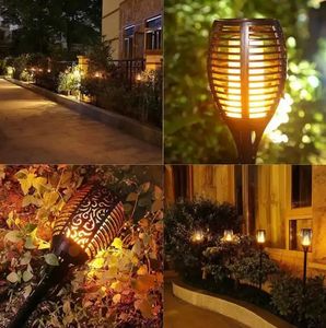 Năng lượng mặt trời ngọn lửa ánh sáng LED bãi cỏ sàn vườn chèn ánh sáng ngoài trời COURTYARD <span class=keywords><strong>Torch</strong></span> ánh sáng - Product Image 6