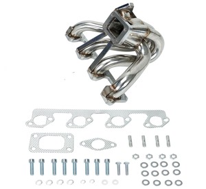 Tuyau d'échappement de haute qualité en acier inoxydable pour collecteur Turbo T3 support central pour 2.3L Ford Mustang SVO <span class=keywords><strong>Thunderbird</strong></span> XR4Ti EM29102 - Product Image 1