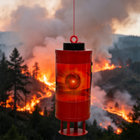 Boule extinctrice d'incendie, bombe extinctrice, boule de poudre sèche automatique montée sur drone UAV, fournitures de lutte contre l'incendie OEM