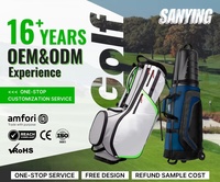 Sac de golf portable à cordon, tendance et simple, personnalisable avec logo brodé, sac pour objets de valeur de golf, vente chaude