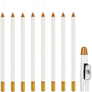 Crayons de <span class=keywords><strong>coiffeur</strong></span> de couleur blanche de marque privée noir marron clair crayon de <span class=keywords><strong>coiffeur</strong></span> professionnel pour délié crayon de rasage de barbier - Product Image 2