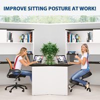 Chaise à genoux ergonomique pour le bureau, tabouret réglable pour la maison et le bureau-améliorez votre Posture avec un siège incliné