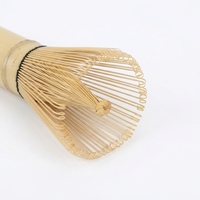 Fouet à matcha en bambou japonais Chasen 80 brins, brosse à mélanger pour cérémonie du thé, couleur naturelle, outil de mélange pour boissons