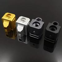 Retractor Metálico de Alta Calidad con Rosca Inversa, CNC, Aluminio 7075, Personalización CNC, Procesamiento de Piezas de Aleación de Aluminio Anodizado